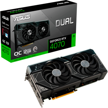 Видеокарта Asus Dual GeForce RTX 4070 12GB GDDR6X (90YV0IZ2-M0NA00) [104217]