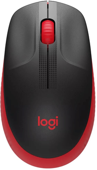 Mysz Logitech M190 Wireless czerwona (910-005908)