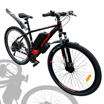 Велосипед з Е-комплектом 29" SPACE MERCURY RED 2025 48 В 500Вт Bofang 21 Ah/ до 85 км запас ходу+індикаторна ручка+Pas-ассистент