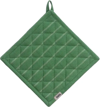 Прихватка Kela Cora Зелена в смужку 20x20 см (12820k)
