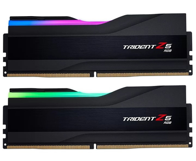 Модуль пам'яті DDR5 2x16GB/6400 G. Skill Trident Z5 RGB Black (F5-6400J3239G16GX2-TZ5RK) Чорний