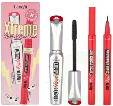 Набір Benefit Xtreme Lash and Line Duo Туш для вій екстремальне подовження 9 г + Олівець для підводки очей 0.35 мл (602004131461)