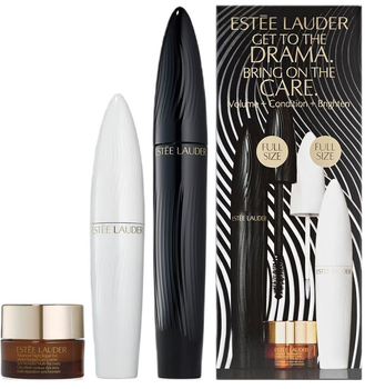 Zestaw Estée Lauder Get To The Drama Tusz do rzęs 8 ml + Serum do rzęs i brwi 6 ml + Krem pod oczy 5 ml (887167732223)