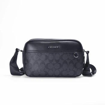 Сумка Coach Graham Crossbody In Signature Canvas, чорна