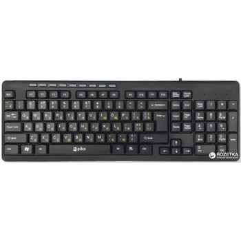 Клавіатура Piko KB-108 USB Black (1283126467103)