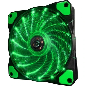 Вентилятор Frime Iris LED Fan 15LED Green (FLF-HB120G15) Store