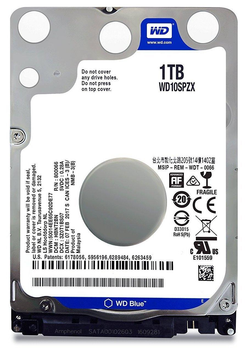 HDD для ноутбука HDD 2.5" SATA 1.0TB WD Blue 5400rpm 128MB (WD10SPZX_)