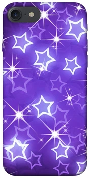 TPU чохол Demsky Purple sparkles для Apple iPhone 7 / 8 (4.7")