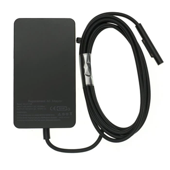 Блок живлення MICROSOFT для планшета 15V 4A 65W, 6-pin, чорний — сумісний із Surface Pro 5, Pro 6, Pro 4, Pro3, Book (без мережевого кабелю 2-pin)