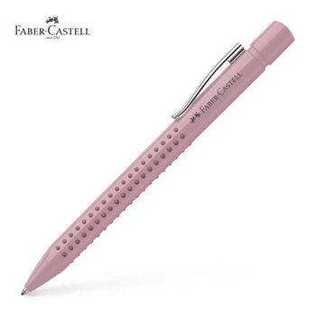 Ручка кулькова автоматична Faber-Castell Grip 2010, корпус пудровий рожевий, стрижень синій М, 243907