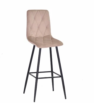 Барное мягкое кресло на металлических ножках Onder Metal FRED Б-Т мокко PH-610 BAR 75-ML
