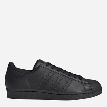 Sneakersy męskie skórzane adidas Originals Superstar EG4957 46.5 (11.5UK) Czarne (4062051411415)