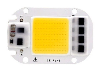 Світлодіодна матриця з драйвером COB LED 50Вт 4500лм 220В теплий білий (286693)