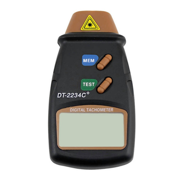 Лазерный тахометр DT-2234C+ цифровой бесконтактный 9В крона Black (283969)