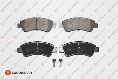 Комплект гальмівних колодок OPEL CROSSLAND, PEUGEOT 208, CITROËN C3, EUROREPAR (1617282980)