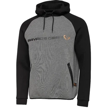 Реглан Savage Gear Tec-Foam Hoodie XXL Dark Grey Melange