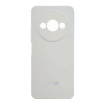 Чохол Liquid Silicone (AA) Full Camera для Xiaomi Redmi A3 Колір 09.White