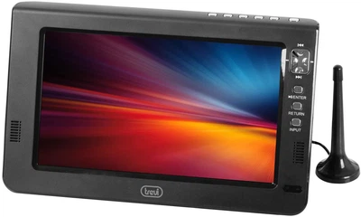 Телевізор 10.1" Trevi LTV 2010 S2 / HD / 60 Гц / LCD / Portable TV / T2 / Black Б/В