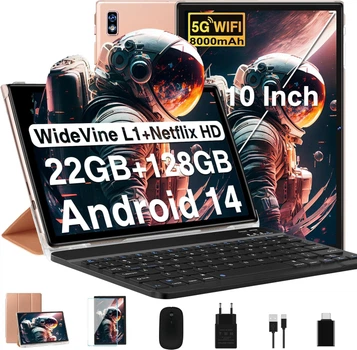 Планшет 10.1" DEERTIME E15 6+14/128GB 8 ядер Android 14 8000mAh Rose