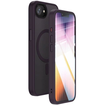 Чохол Ummi Colorful with MagSafe для iPhone 16е / iPhone 17e для телефону магнітна зарядка Айфон 16е / Айфон 17e Dark Purple