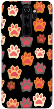 TPU чохол Demsky Colorful Paws для Xiaomi Redmi Note 8 Pro