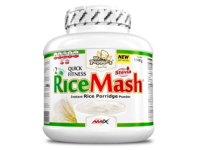 Замінники харчування Amix Mr. Popper´s RiceMash 1500 грамів Смак Полуниця Йогурт