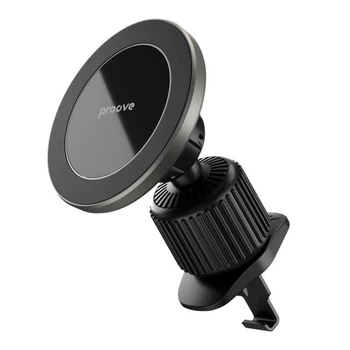 Автомобильный держатель для телефона Proove Ironside Air Outlet Car Mount Magnetic Ring для крепления в воздуховоде (CHIS00000001) Black