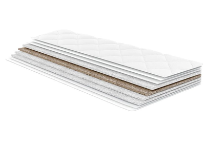 Ортопедичний матрац Sofino Roll Air UP Plus Cocos 150x180x8 2в1 середня жорсткість + помірно-жорсткий (2745548)
