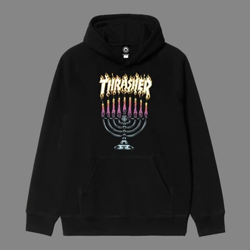 Худі Thrasher 0007 чорного кольору, розмір S
