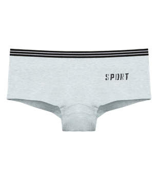 Подростковые трусы шортики для девочки с принтом SPORT - Donella - 5724B2 - 152-158 см - Светло-бирюзовый