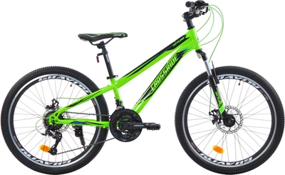 Велосипед Crossride MTB ST Skyline 2.0 11" 24" Зеленый (0294-110-2)