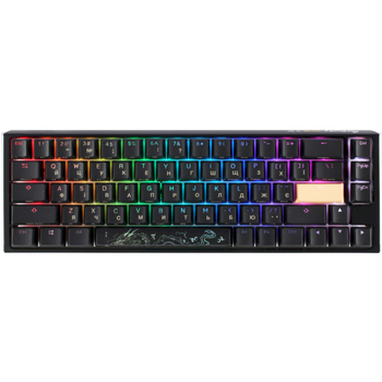 Клавиатура Ducky One 3 SF Cherry MX Red RGB UA USB Black (DKON2167ST-RUAPXCLAWSC1)