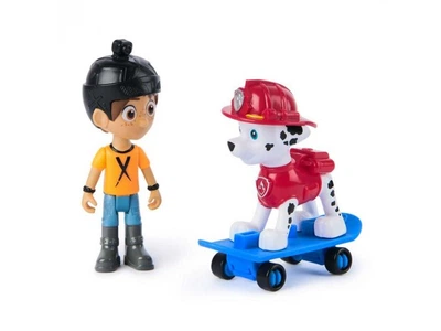 Набор фигурок Paw Patrol Маршал и Смелый Дэнни на скейте, Spin Master, SM17706/6070747