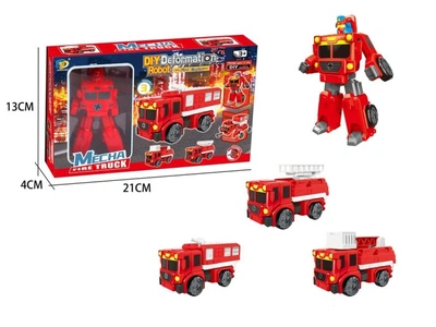 Робот-трансформер Пожарная машина Diy Toys, CJ-2180670