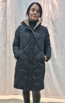 Женская демисезонная куртка Max Mara (Vivilona) 2602 Черный, L