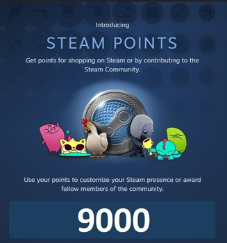 9 000 Балів Стім | Жетони | Нагороди | 9 000 Steam Points | Awards
