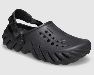 Унісекс крокси Crocs ECHO CLOG Black M6/W8 38-39р. (23,8 см) Чорні