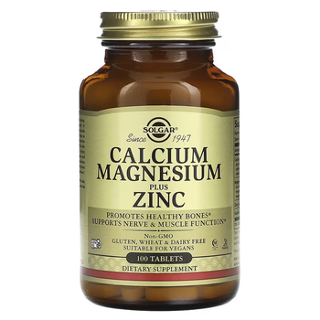 Кальцій Магній плюс Цинк Calcium Magnesium plus Zinc - 100 таблеток 033984005204