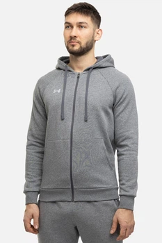 Кофта мужская Under Armour Rival Fleece Logo Hd XL Сірий 1379767-025