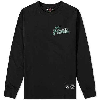 Кофта мужская Jordan Psg Ls Tee 2XL Чорний DB6512-010