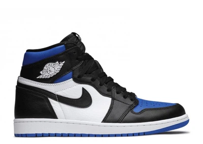 Кроссовки мужские Jordan 1 Retro High Royal Toe 43 Синій 555088-041