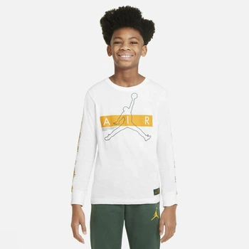 Подростковый лонгслив Jordan Long Sleeve Jumpman Tee XL Белый 95B054-001