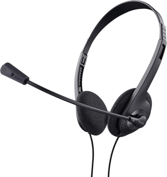 Słuchawki Trust Chat Headset Black (8713439246599)