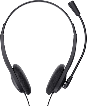 Słuchawki Trust Chat Headset Black (8713439246599)