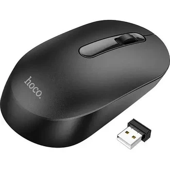 Беспроводная мышь Hoco GM14 Platinum 2.4G Business Wireless Mouse Black