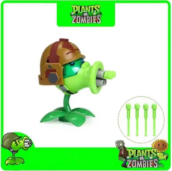 Игровой набор Plants vs Zombies Горохострел пулеметник Горохомет со стрелами Растения против зомби