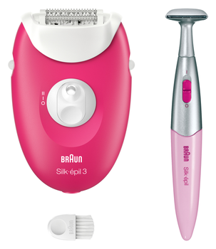 Эпилятор Braun Silk-epil 3 SE 3-202 + Триммер для зоны бикини (7500435224956)