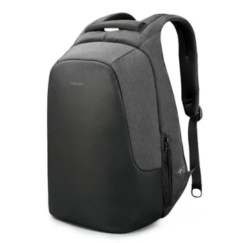 Рюкзак антивор 21л Tigernu T-B3615B с отсеком для ноутбука 15,6" и USB 21л Black двухлямочный Черный (T-B3615B)