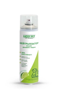 Нейтралізатор запахів домашніх тварин Lucky Pet з ароматом Лайму, посилена формула, 500 мл
