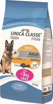 Сухий корм Gheda Unica Classe Maxi для дорослих собак великих порід курка 15 кг 12+3 (GDA00651)